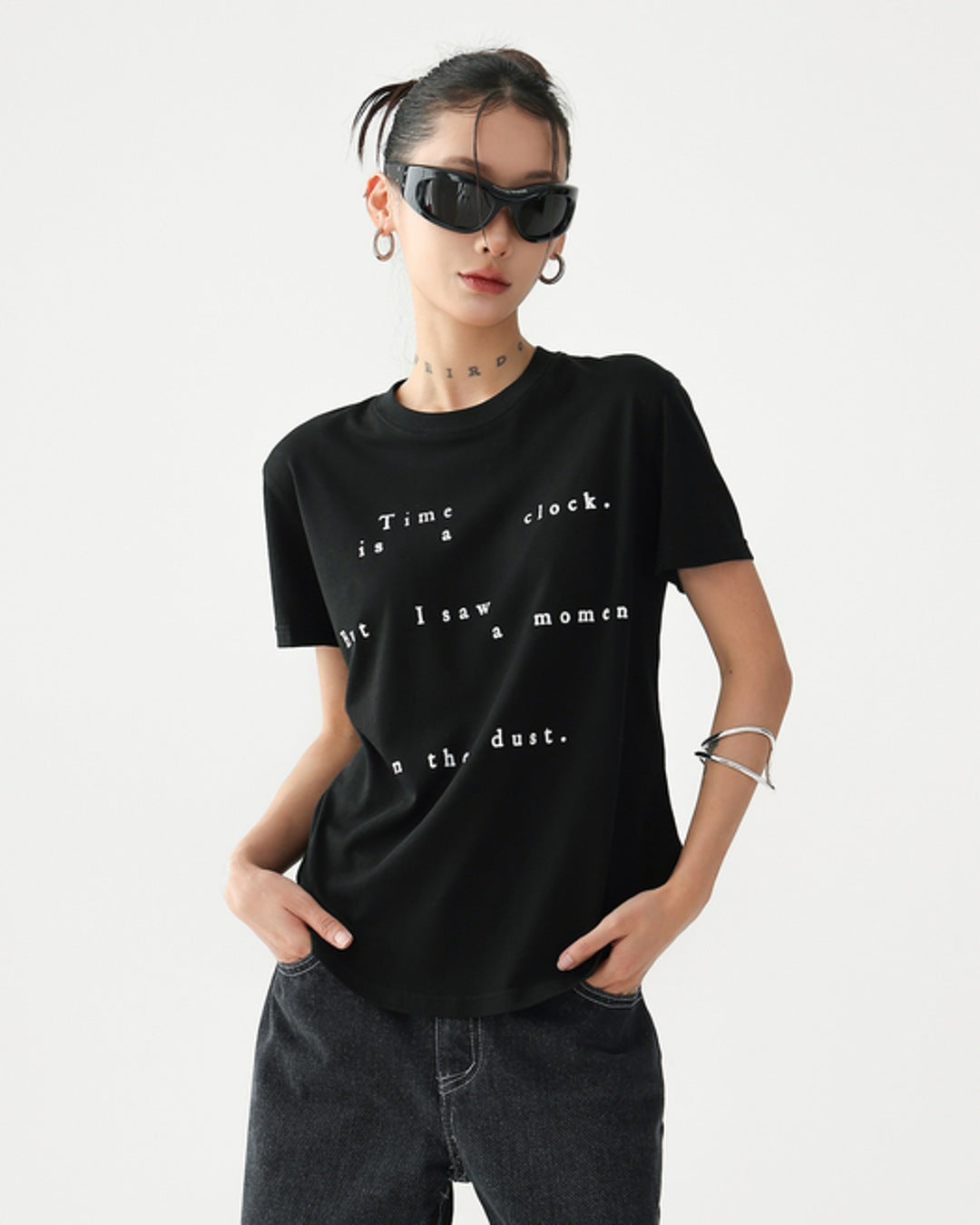 レタリングTシャツ SL873