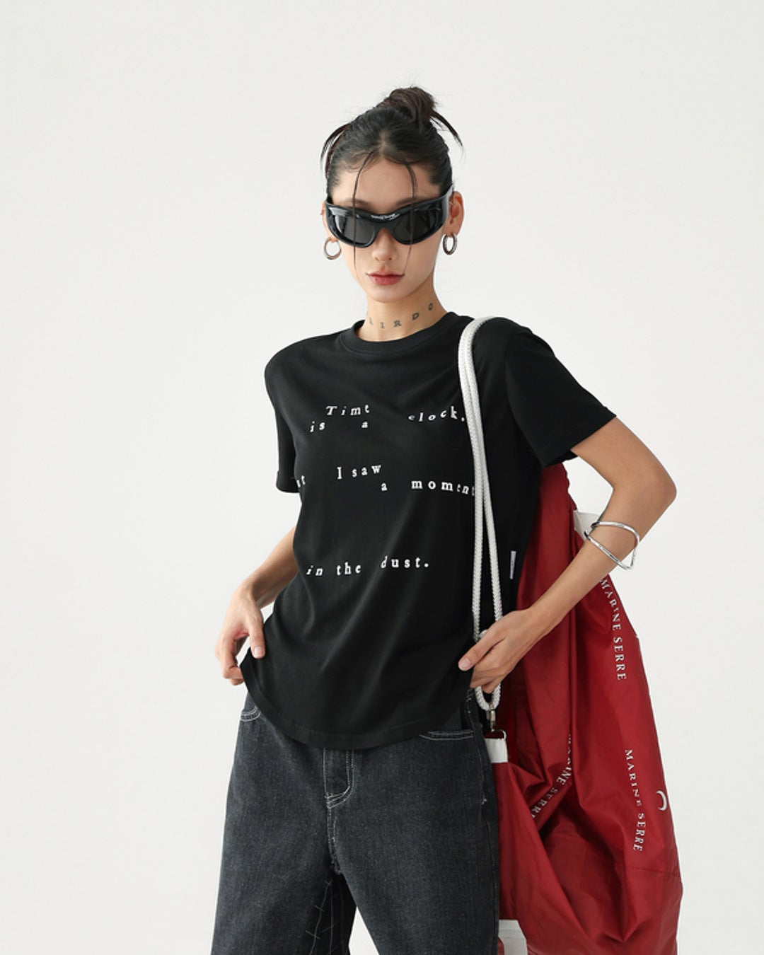 レタリングTシャツ SL873