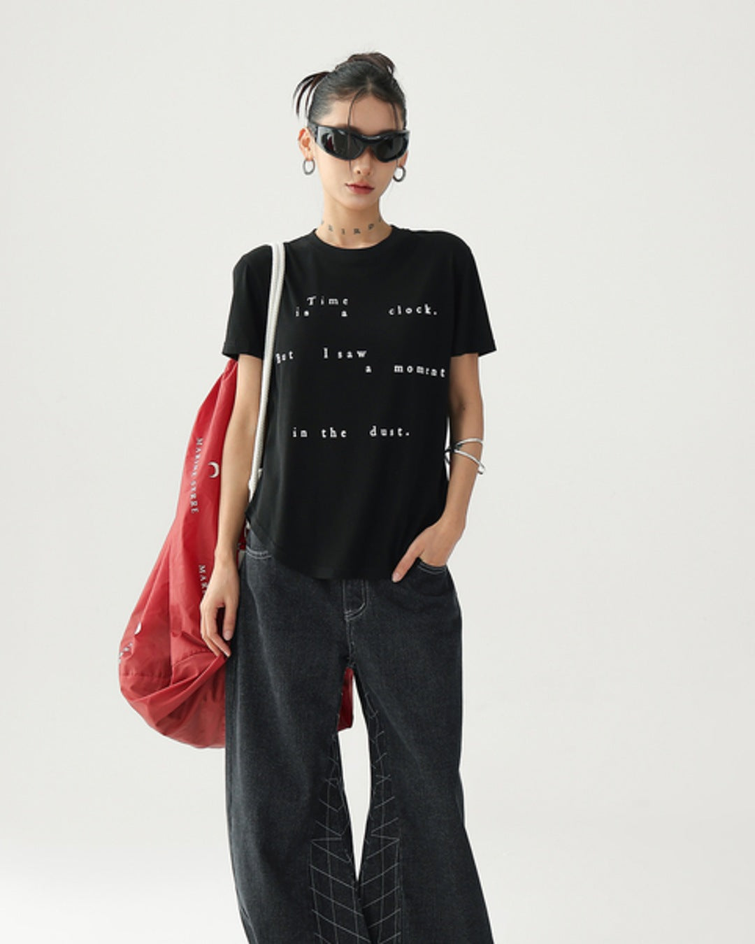 レタリングTシャツ SL873