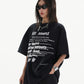 フロントレタリングTシャツ SL879