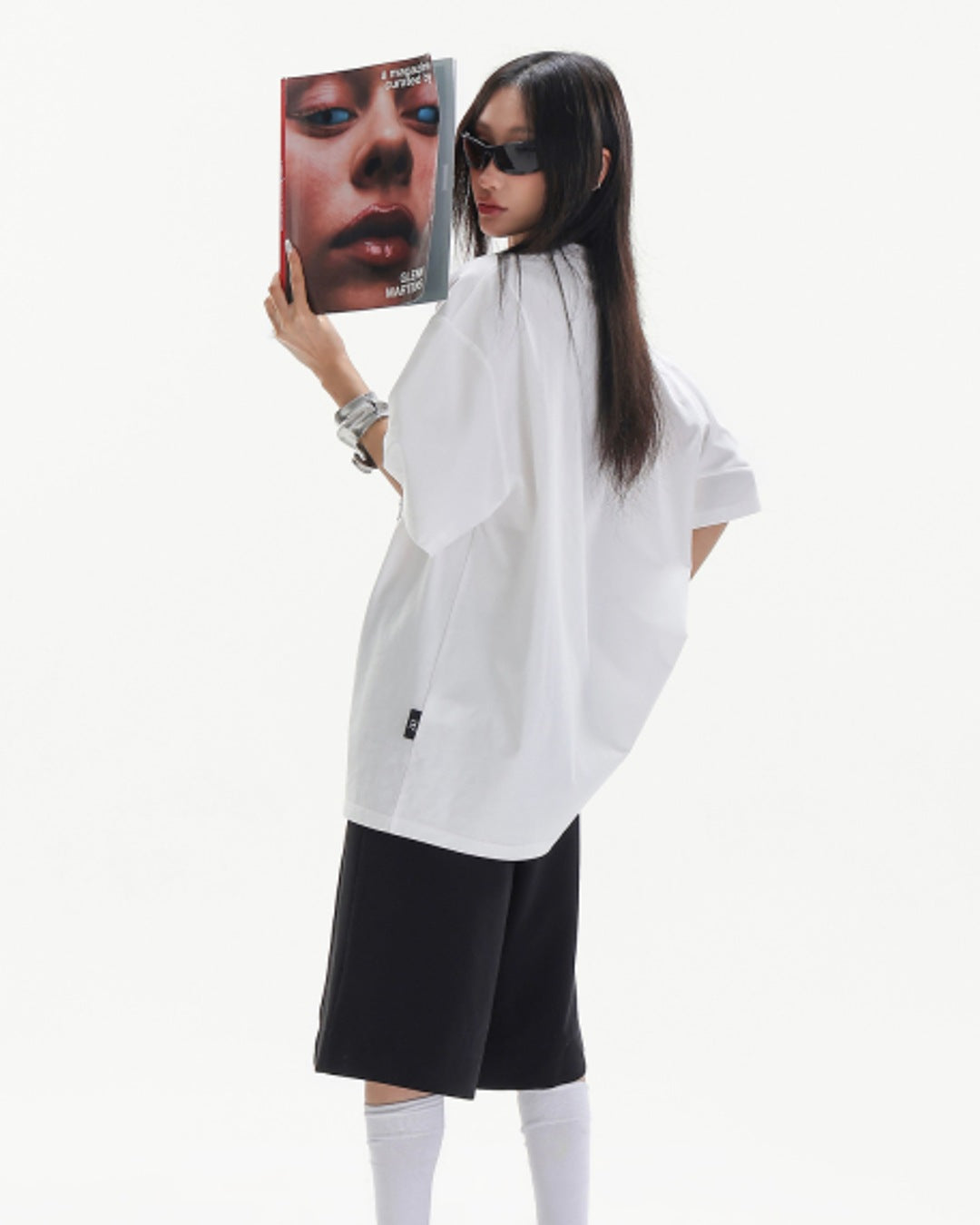 フロントレタリングTシャツ SL879