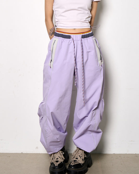 ワイドシルエットテックパンツ SL883