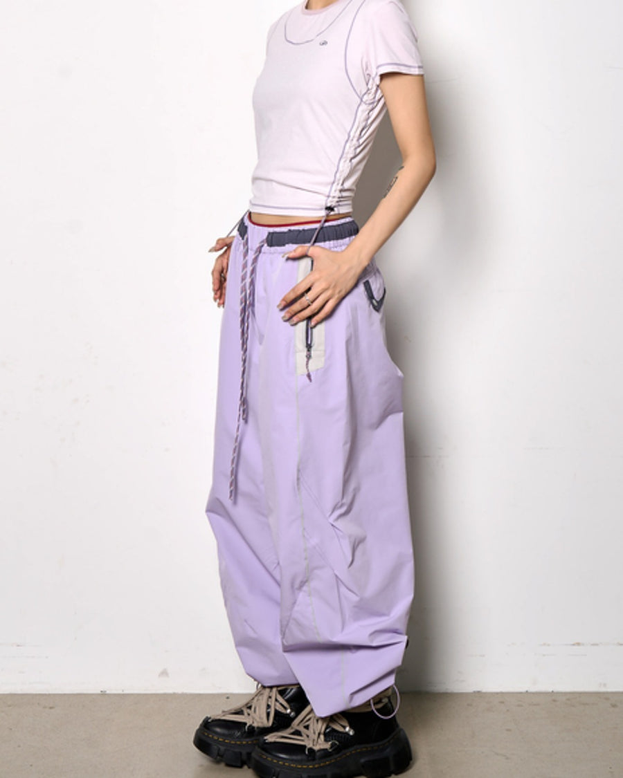 ワイドシルエットテックパンツ SL883