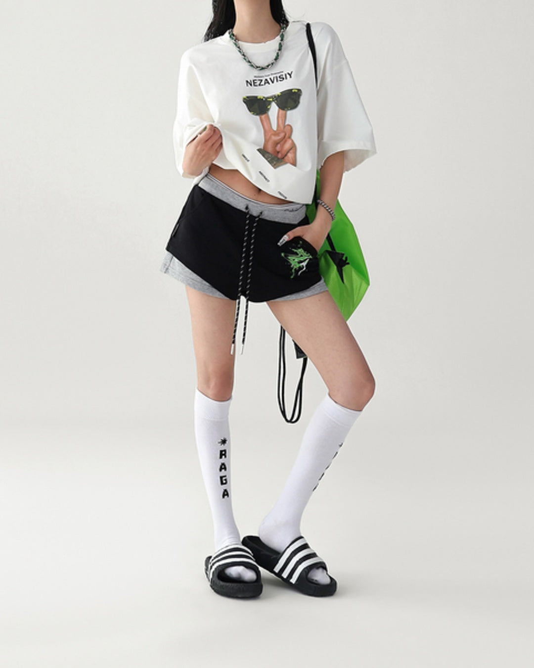レイヤードライクショートパンツ SL886