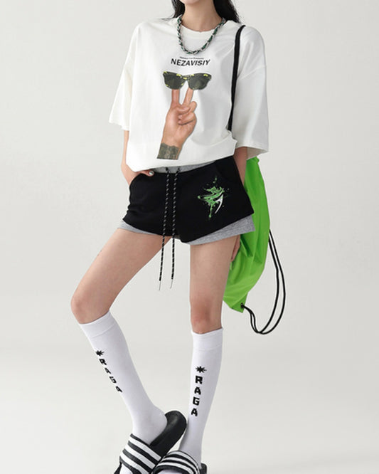 レイヤードライクショートパンツ SL886