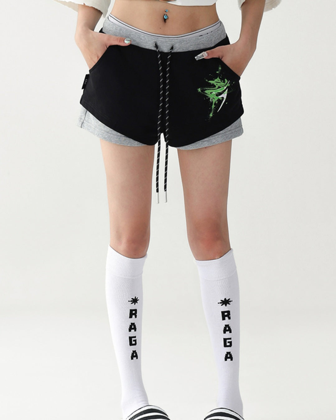 レイヤードライクショートパンツ SL886