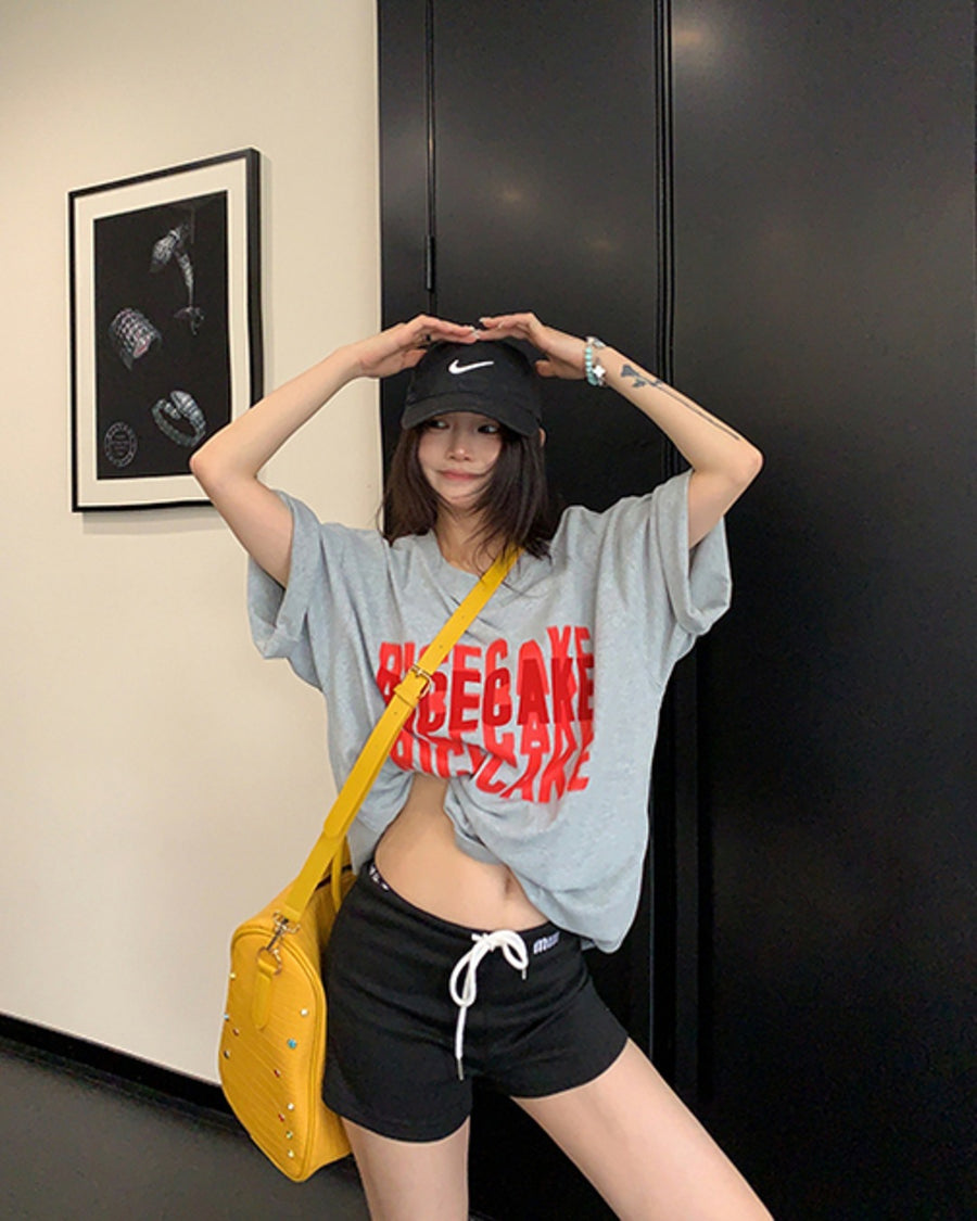 ロゴデザインTシャツ SL887