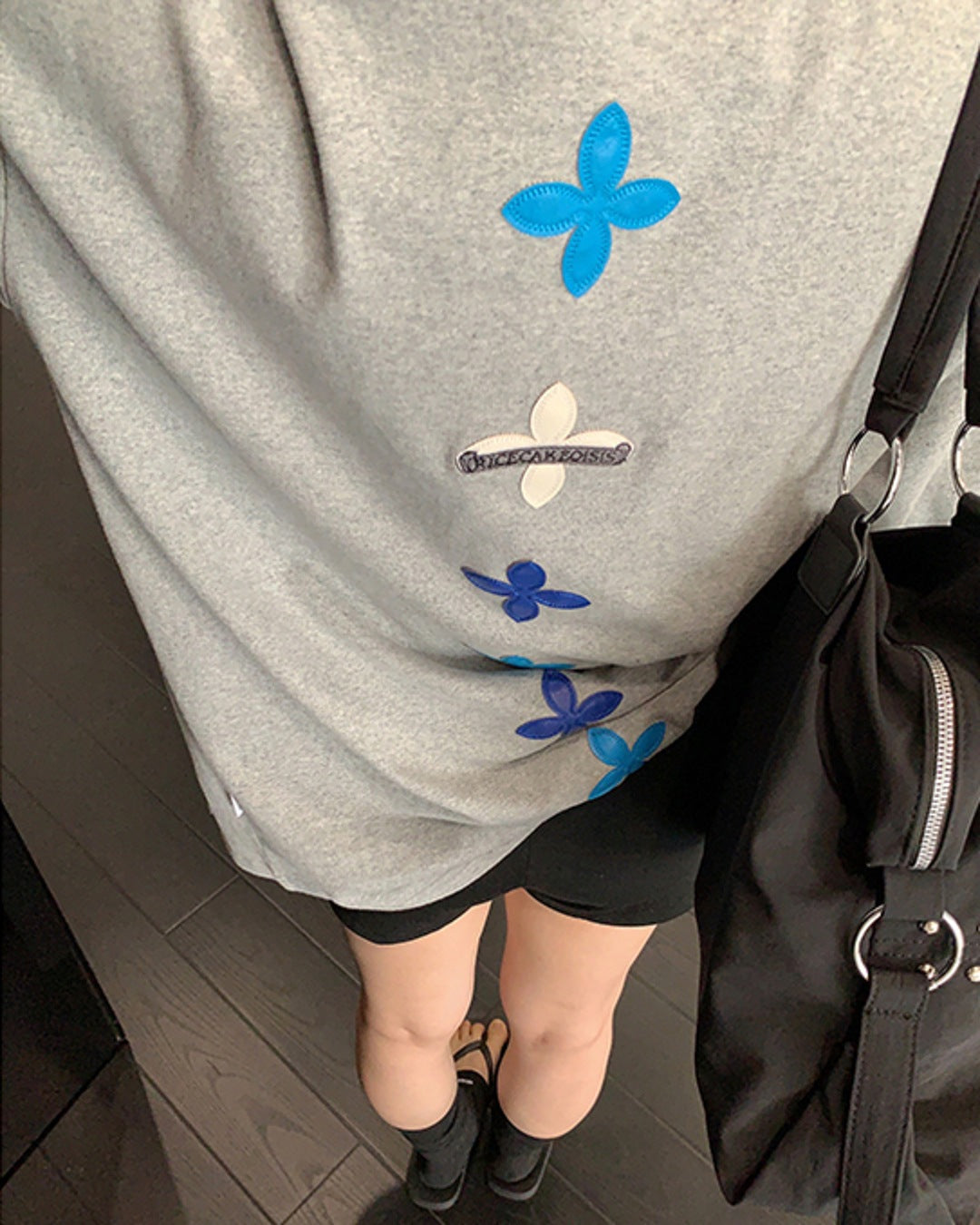 フラワーワッペンTシャツ SL888