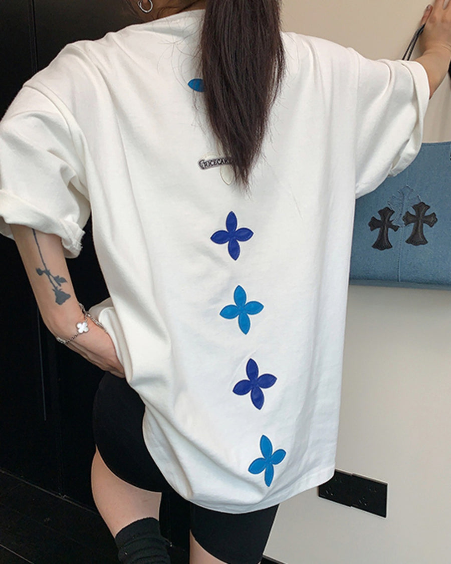 フラワーワッペンTシャツ SL888