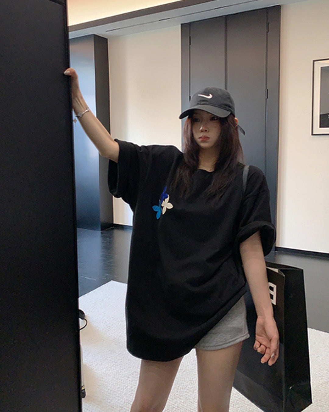 フラワーワッペンTシャツ SL888