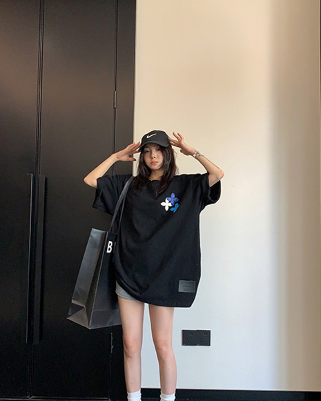 フラワーワッペンTシャツ SL888