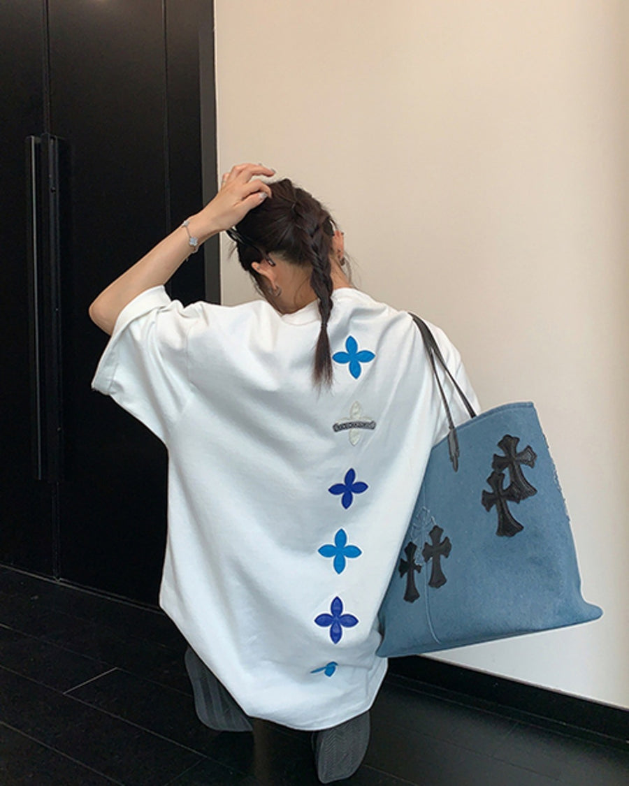 フラワーワッペンTシャツ SL888