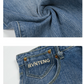 バックベルトデザインデニムパンツ SL891