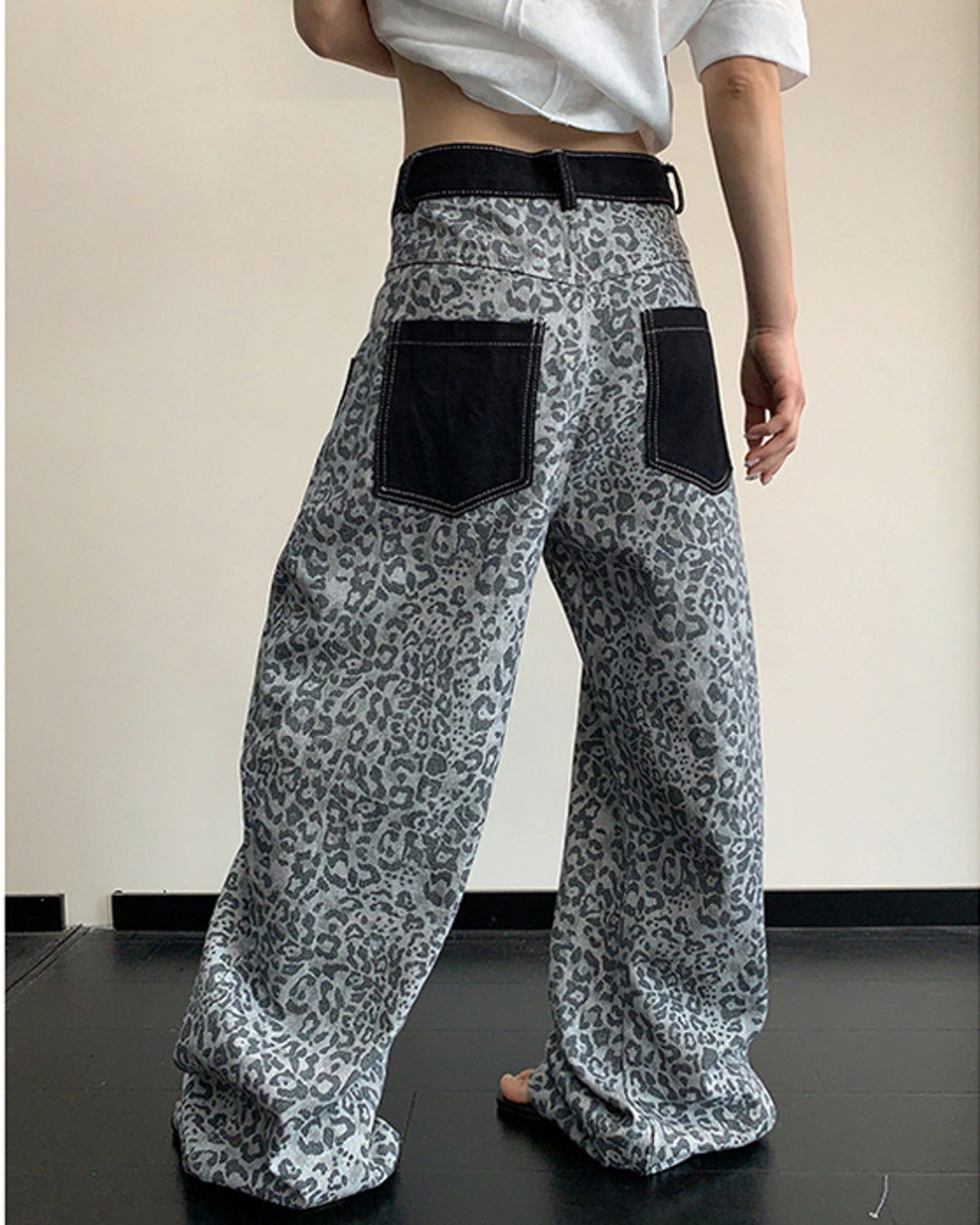 レオパード柄デニムパンツ SL894