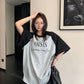 ロゴプリントラグランTシャツ SL905