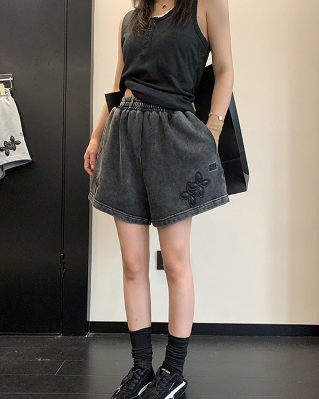 フラワーデザインショートパンツ SL906
