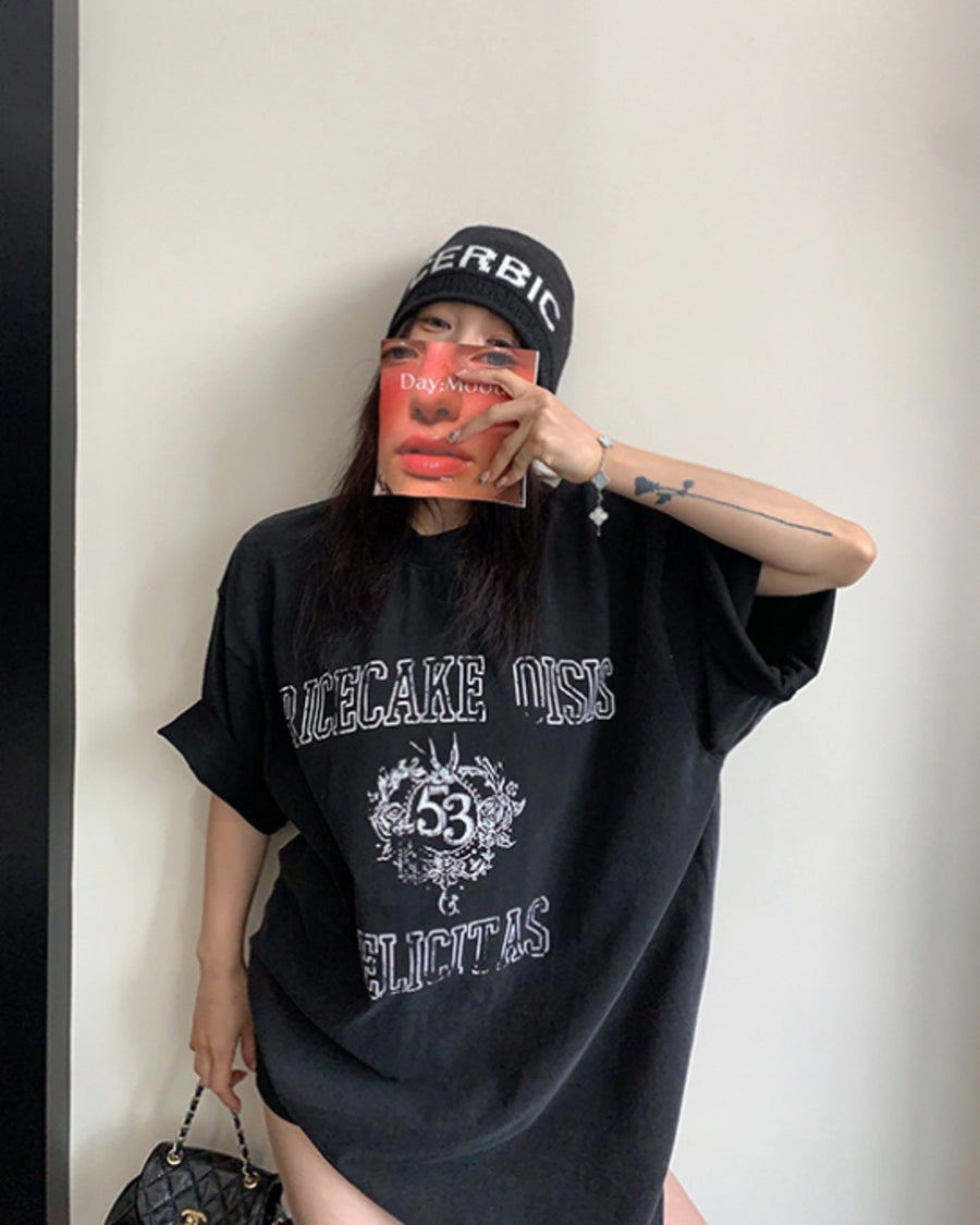 ヴィンテージライクプリントTシャツ SL909