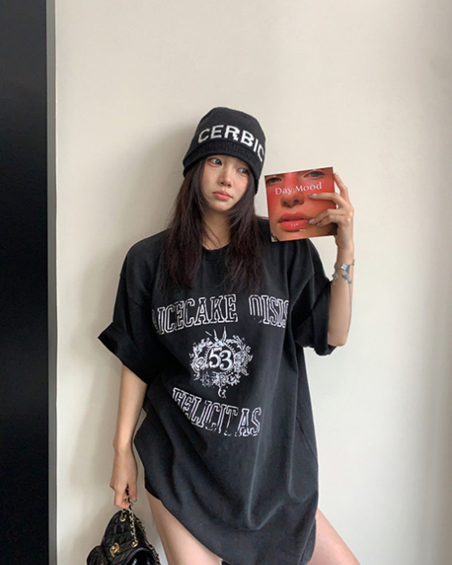 ヴィンテージライクプリントTシャツ SL909