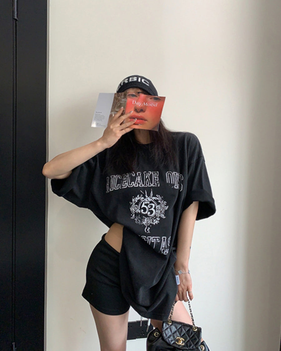 ヴィンテージライクプリントTシャツ SL909