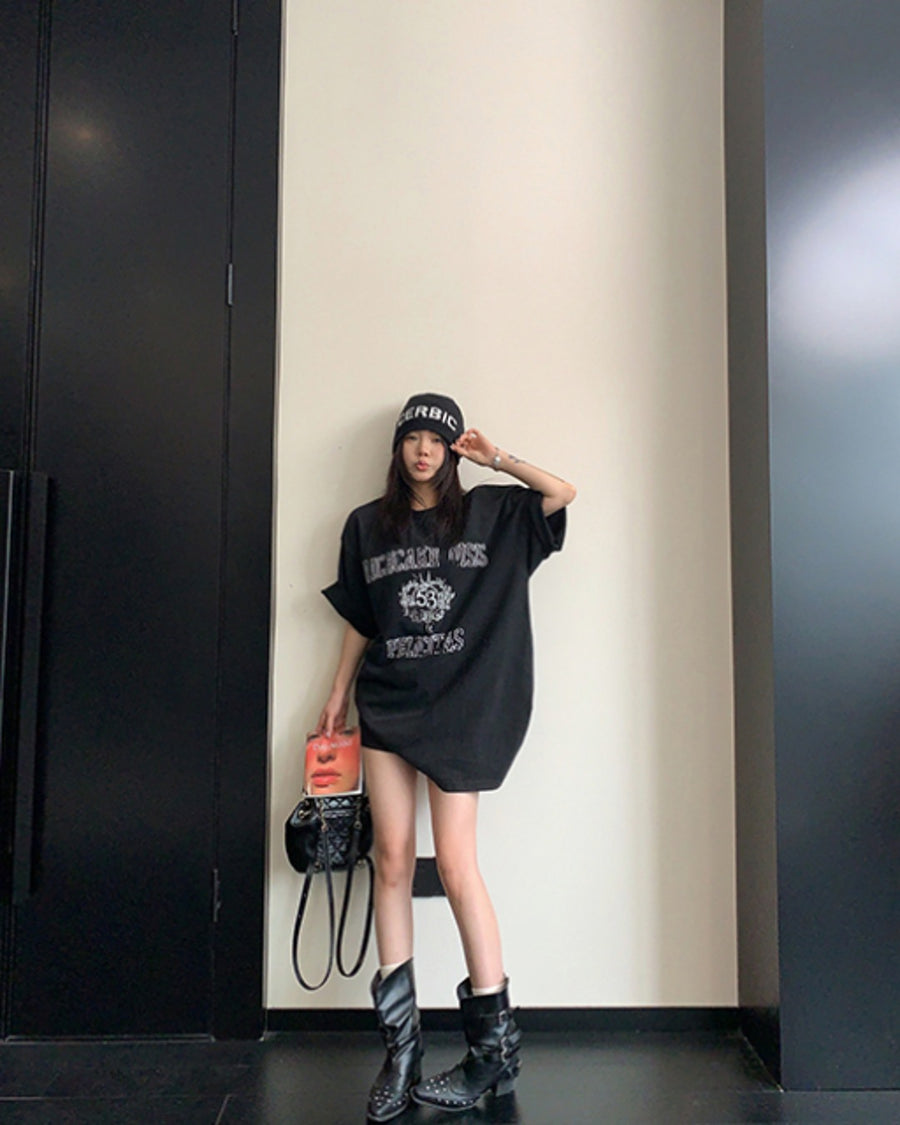 ヴィンテージライクプリントTシャツ SL909