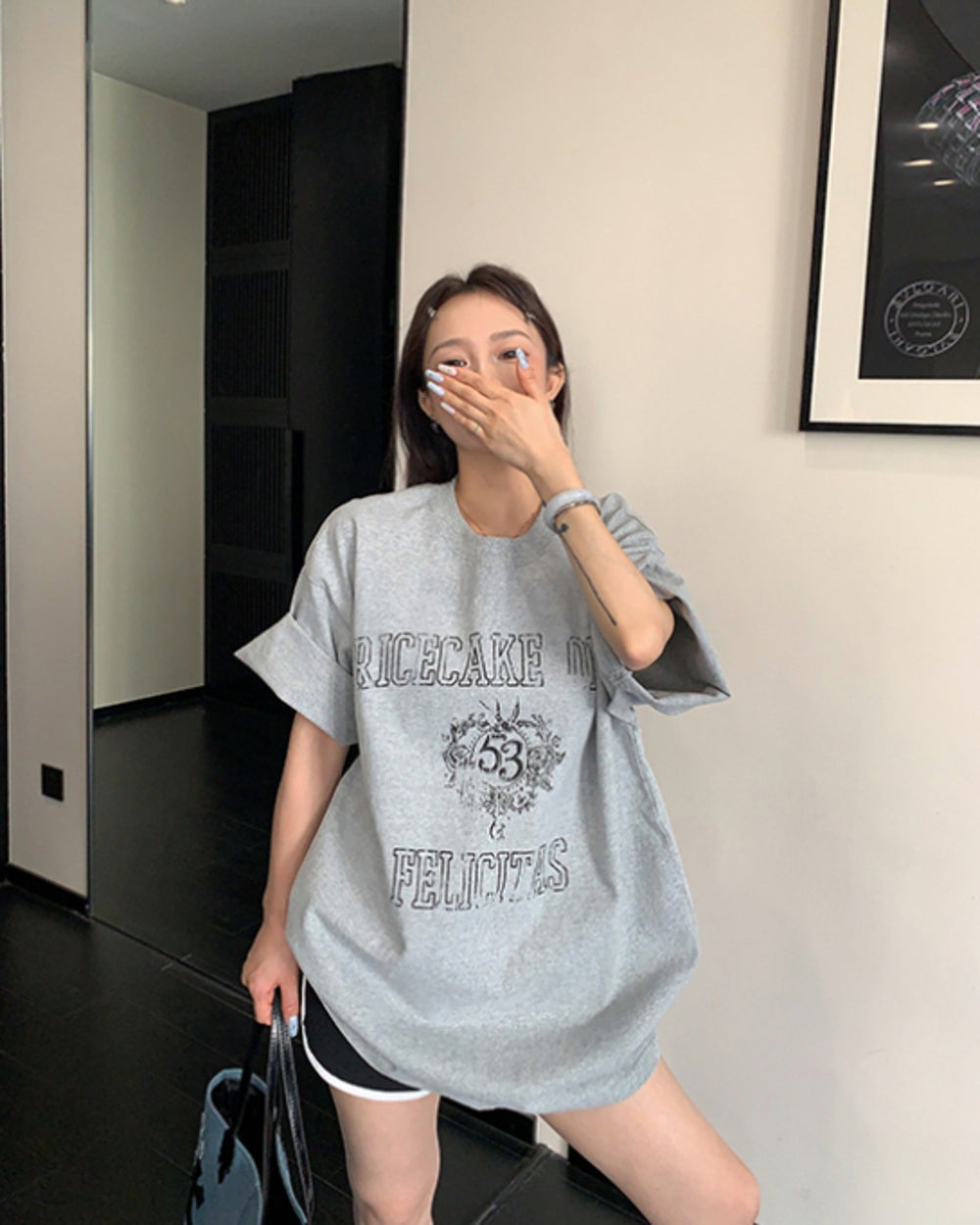 ヴィンテージライクプリントTシャツ SL909