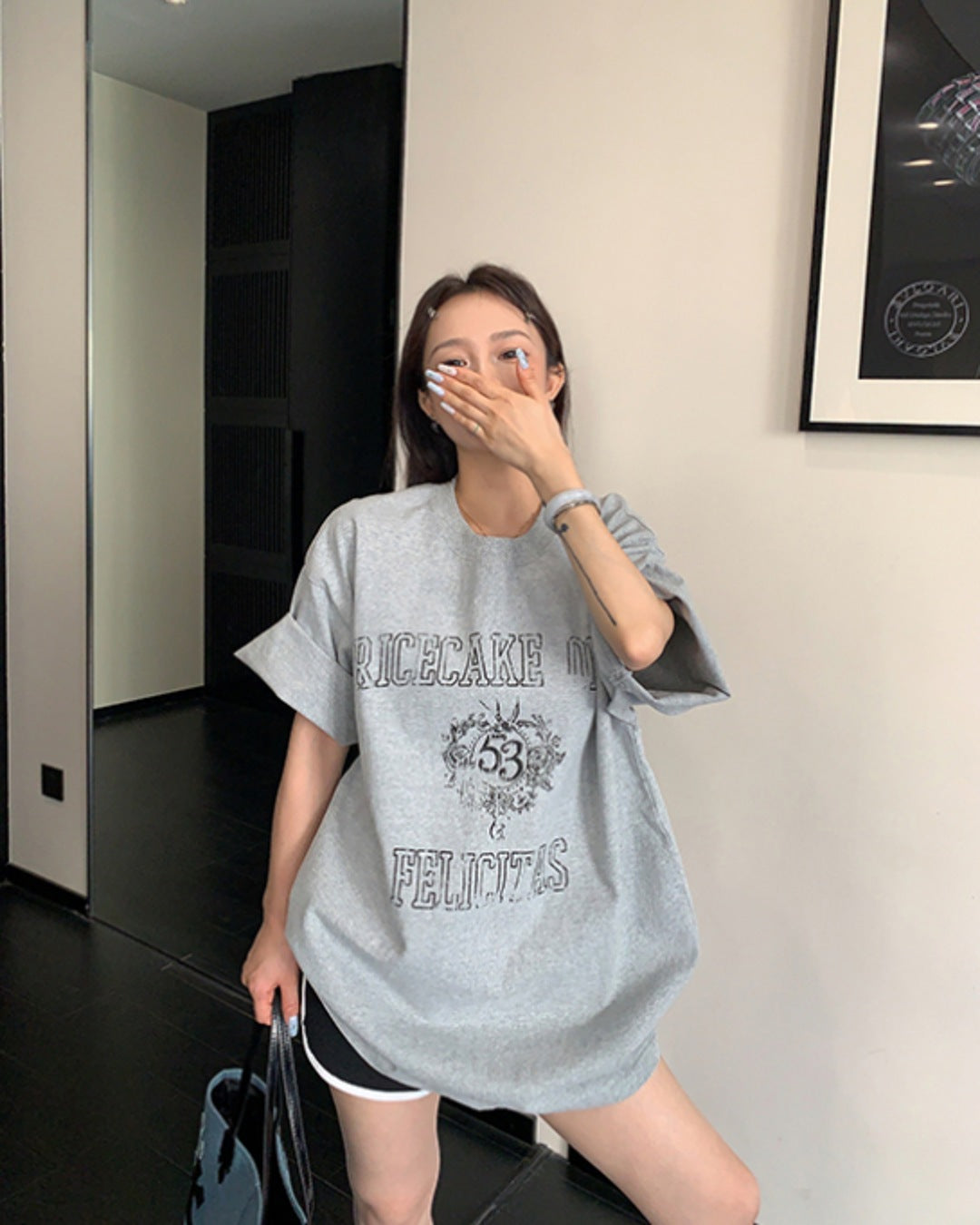 ヴィンテージライクプリントTシャツ SL909