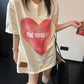ビッグハートプリントTシャツ SL908