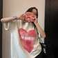 ビッグハートプリントTシャツ SL908