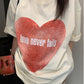 ビッグハートプリントTシャツ SL908