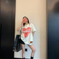 ビッグハートプリントTシャツ SL908