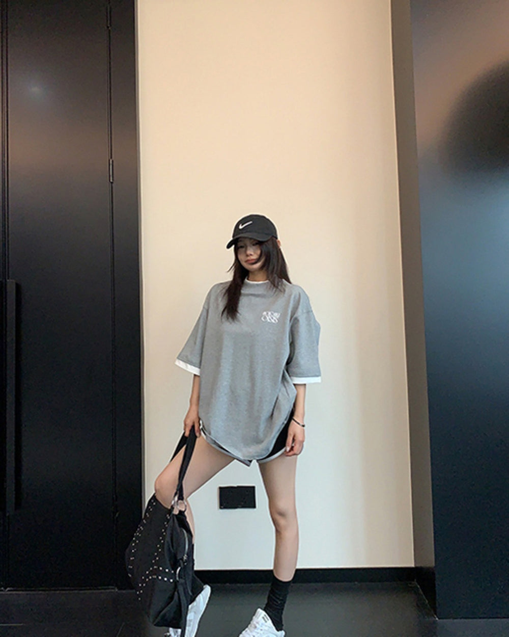 レイヤードライクTシャツ SL923