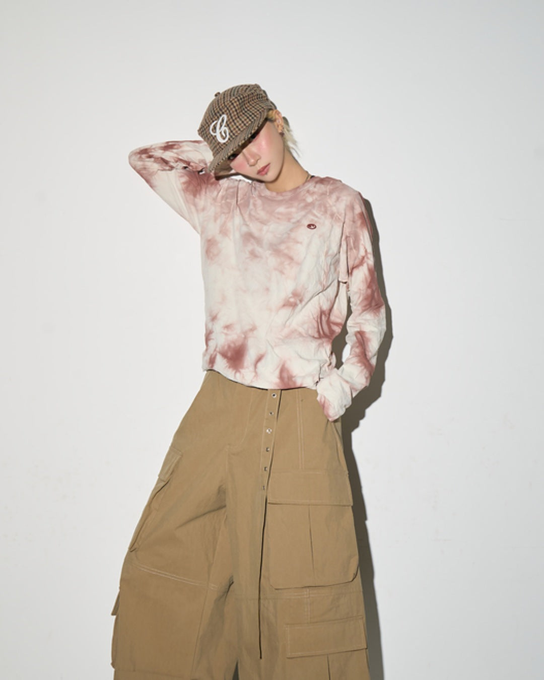 タイダイ柄バックロゴカットソー SL926