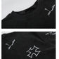 クロスデザインプリントTシャツ SL933