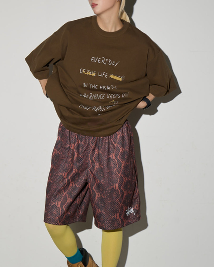 レタープリントTシャツ SL942