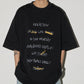 レタープリントTシャツ SL942