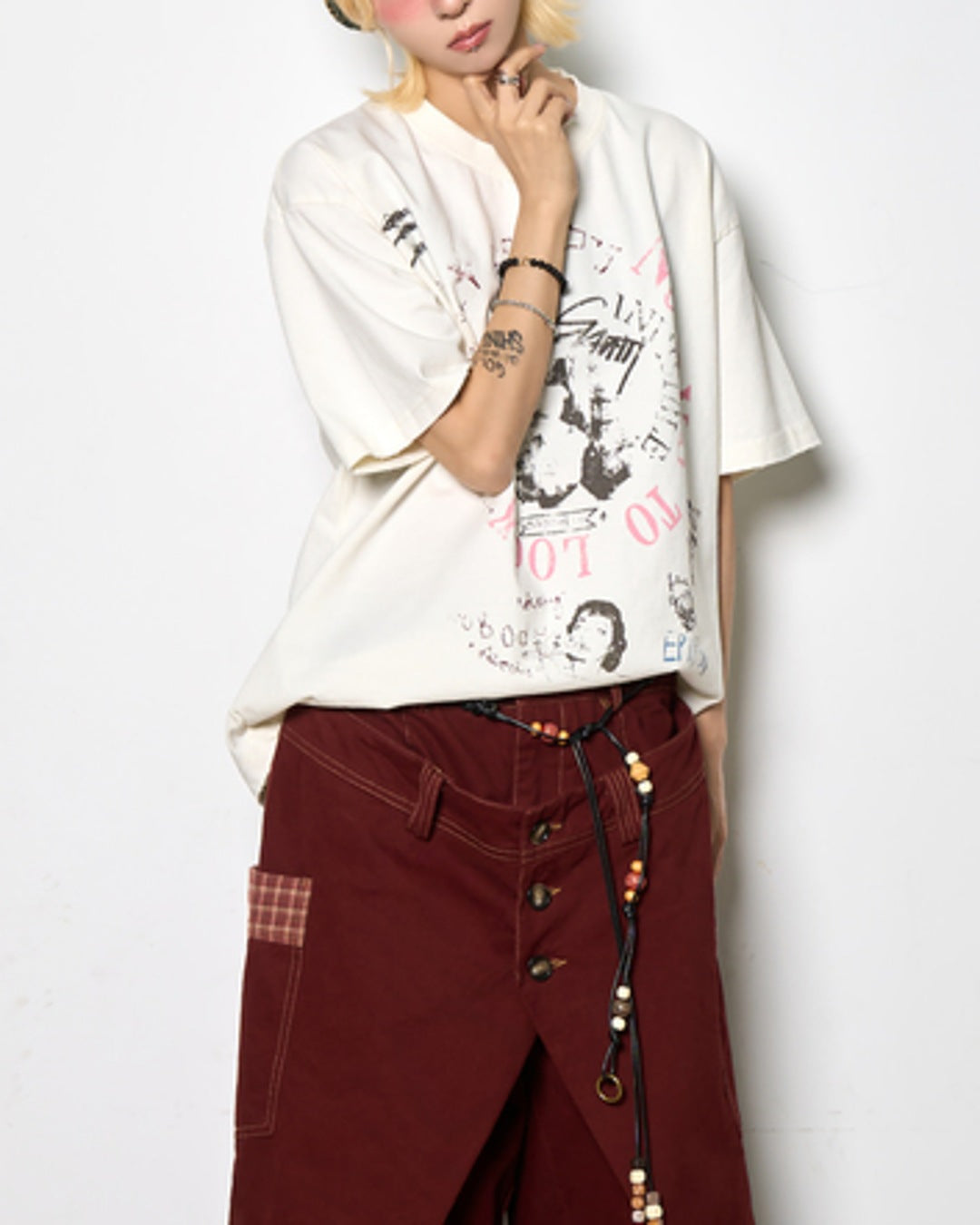 プリントデザインTシャツ SL943