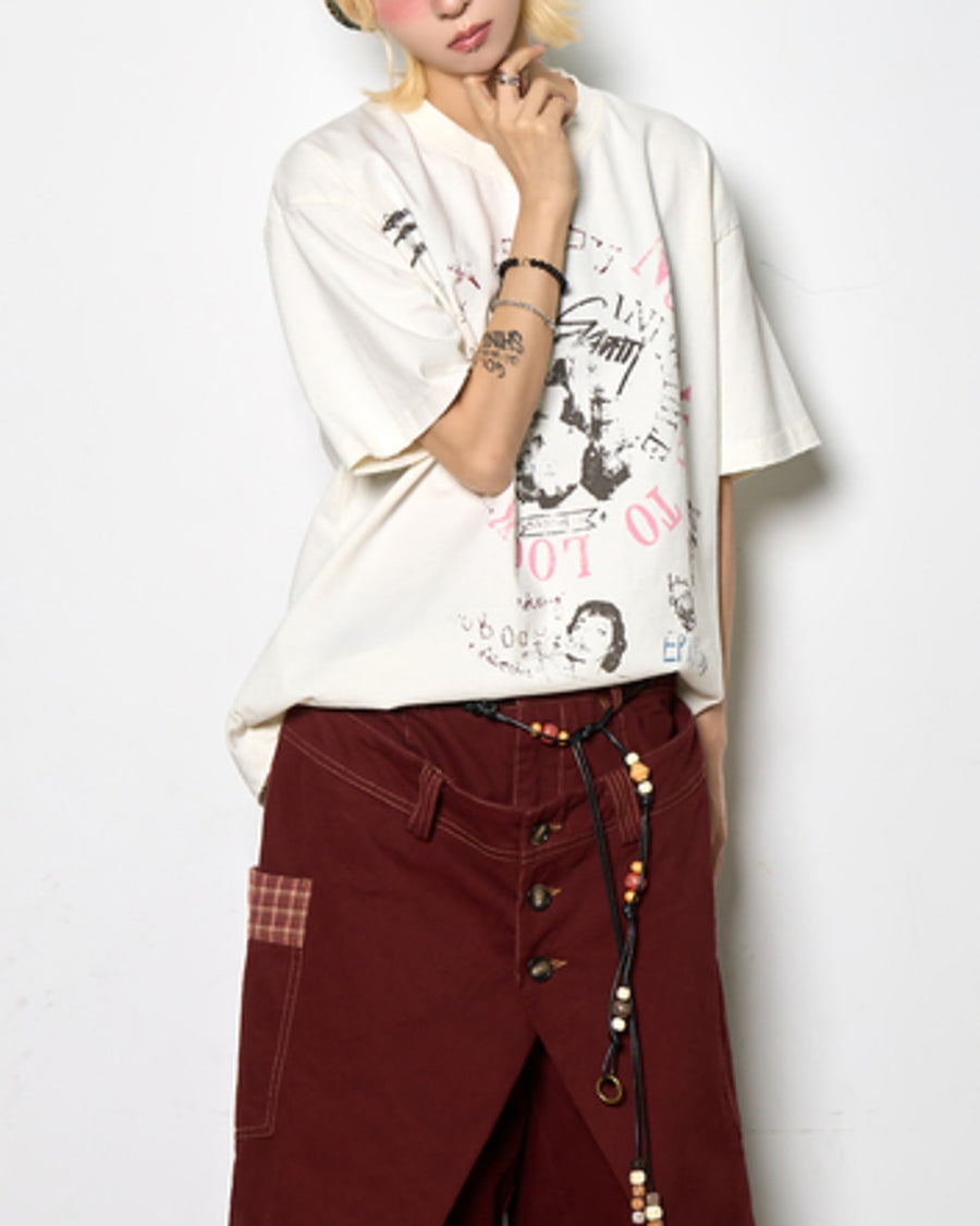 プリントデザインTシャツ SL943