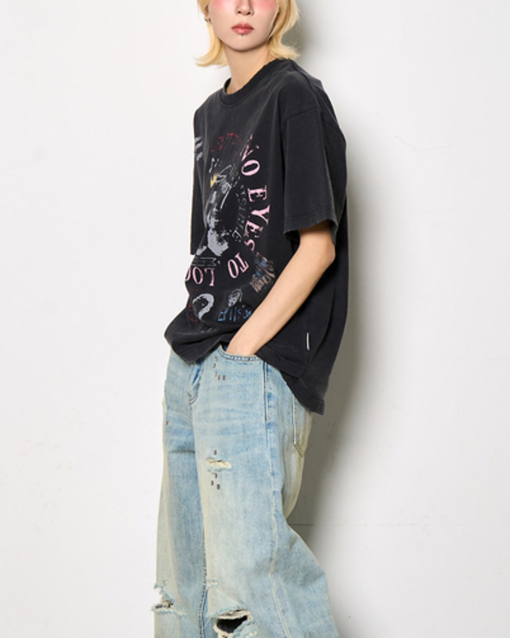 プリントデザインTシャツ SL943