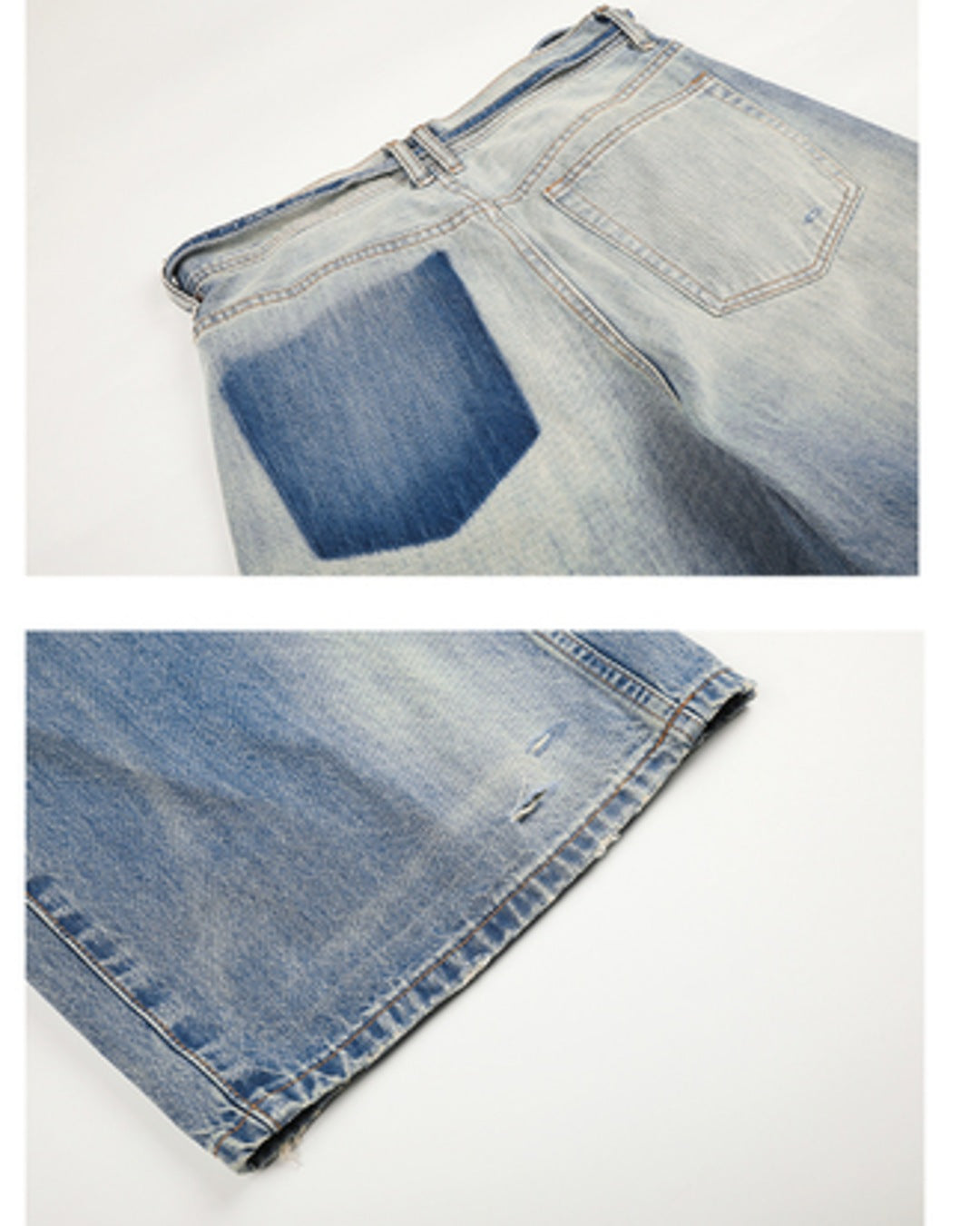 ダメージ加工デニムパンツ SL944
