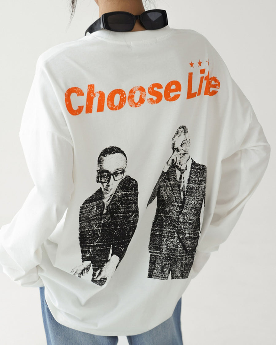 ピクチャープリントロングTシャツ SL946