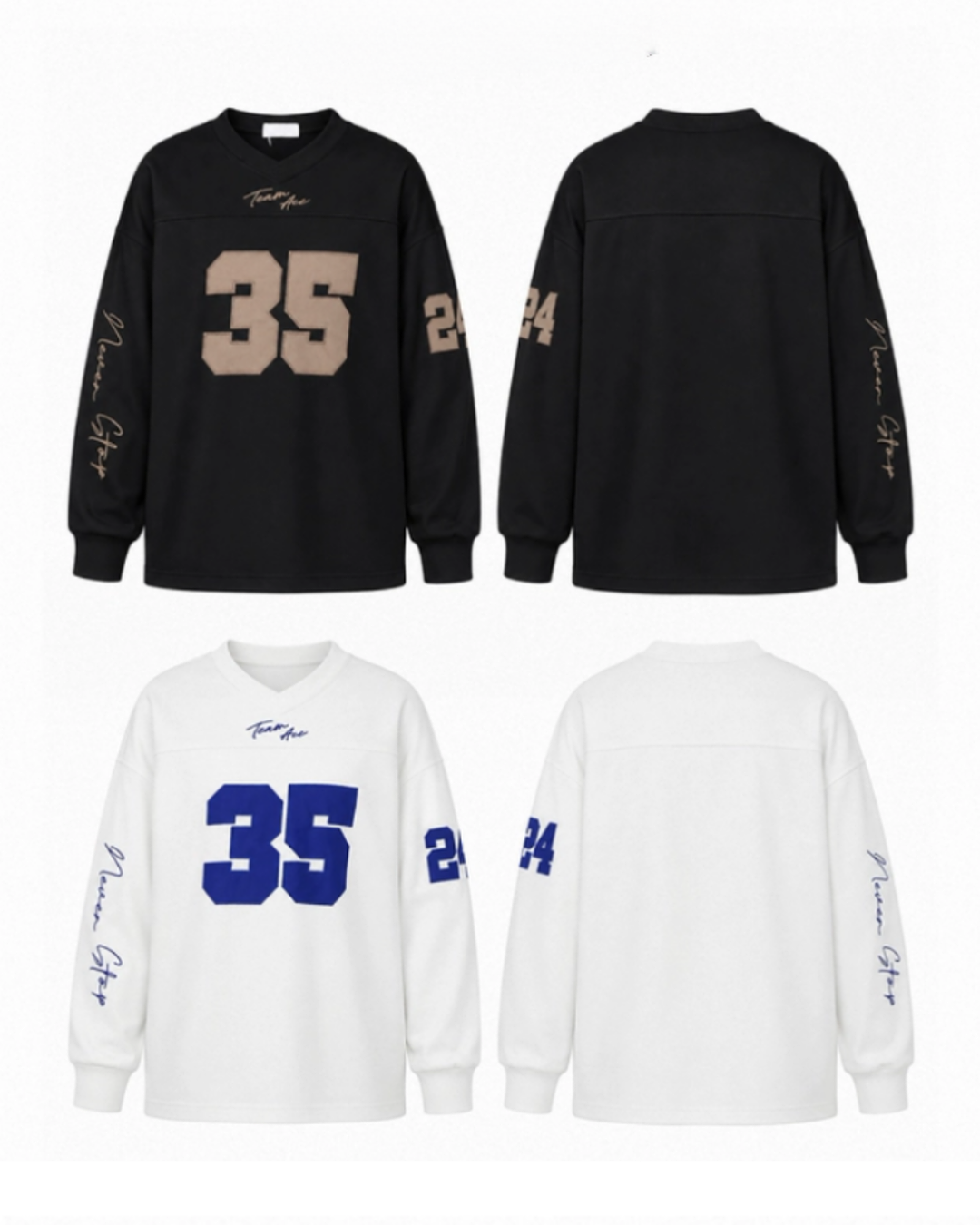 ナンバリングロングTシャツ SL947