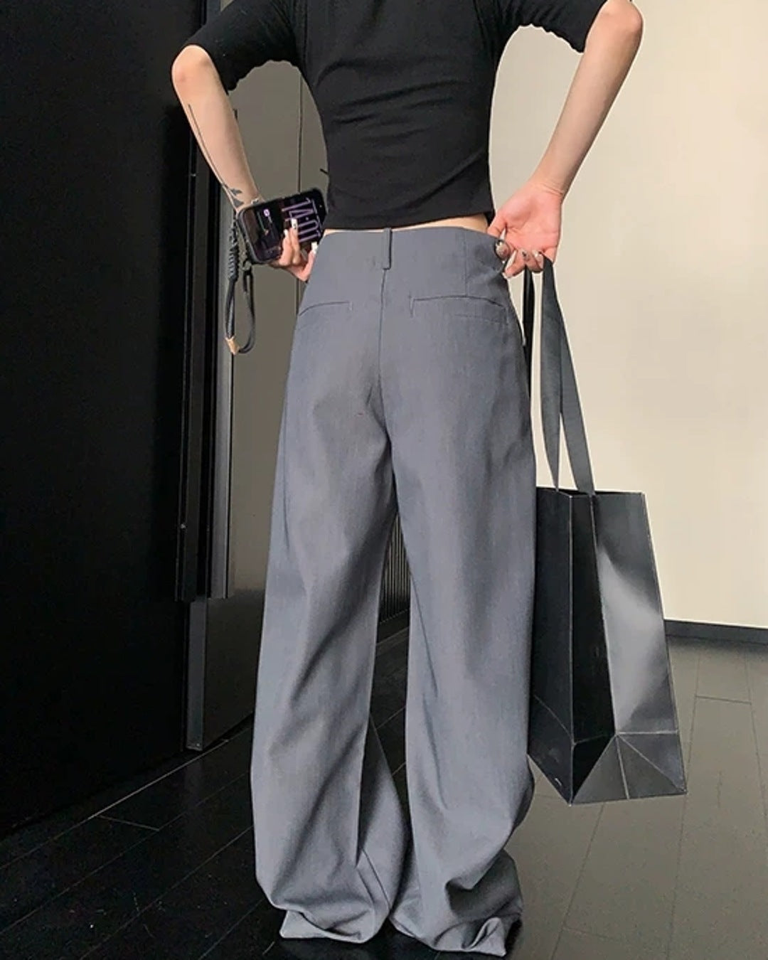 ウエストマークボリュームラインパンツ SL951