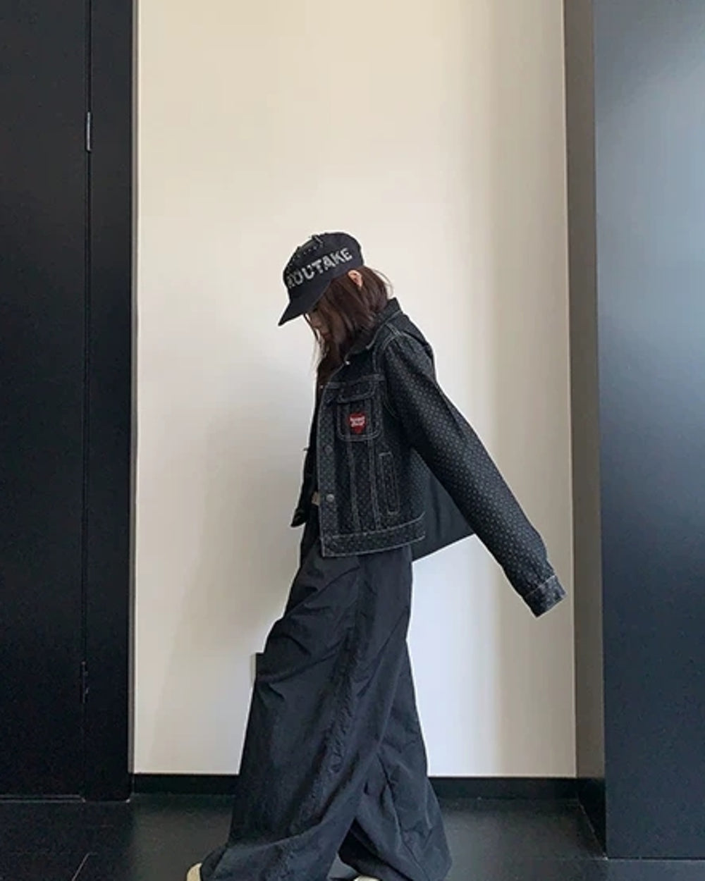 ドットパターンデニムジャケット SL952