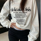 レタープリントロングTシャツ SL953