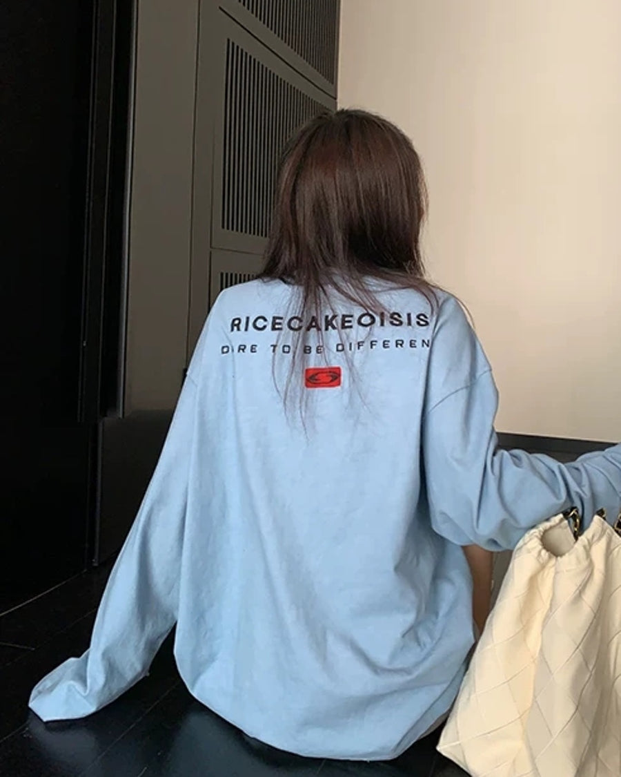 エンブロイダリーロゴロングTシャツ SL955