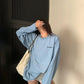 エンブロイダリーロゴロングTシャツ SL955