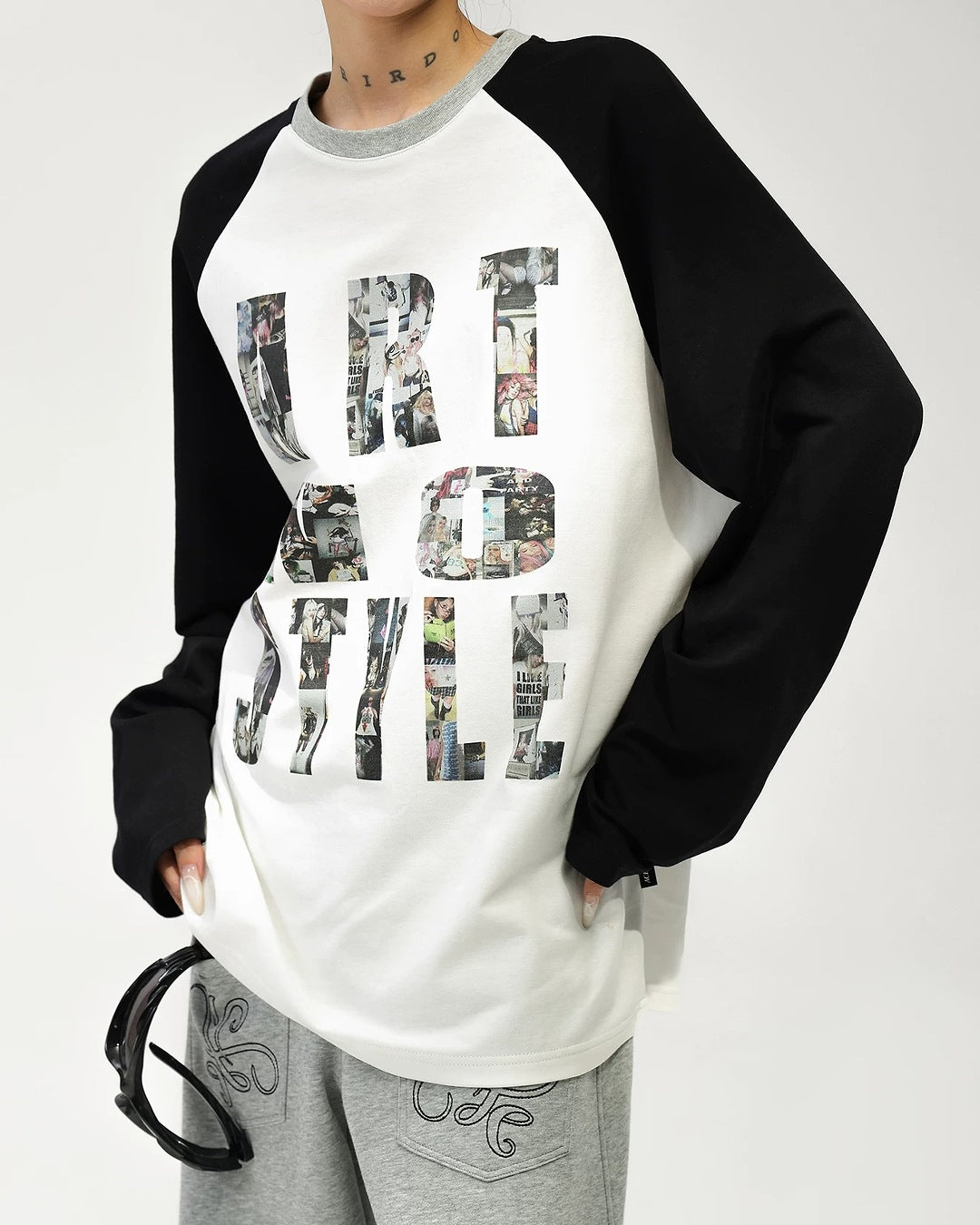 プリントラグランTシャツ SL961