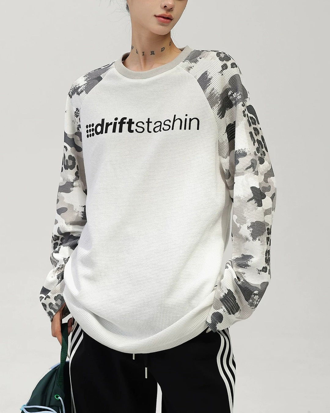 ニュアンス柄ラグランTシャツ SL964