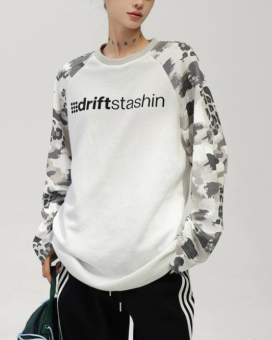 ニュアンス柄ラグランTシャツ SL964