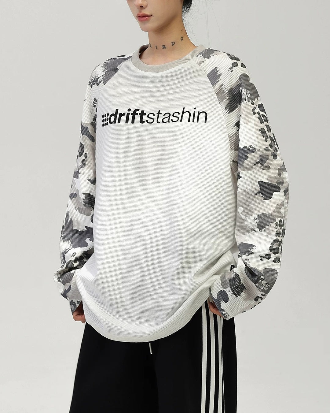 ニュアンス柄ラグランTシャツ SL964